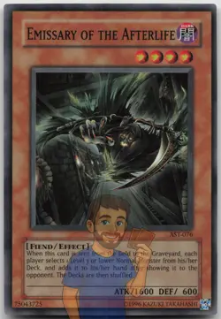 Emissary of the Afterlife AST-076 Super Rare Unlimited NM Yugioh - Image 1