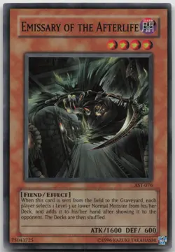 Emissary of the Afterlife AST-076 Super Rare Unlimited NM Yugioh - Image 2