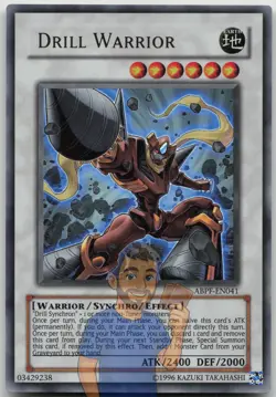 Drill Warrior ABPF-EN041 Ultra Rare Unlimited NM Yugioh - Image 1
