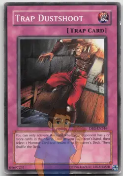 Trap Dustshoot DB2-EN246 Common HP Yugioh - Image 1