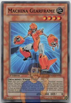 Machina Gearframe SDMM-EN002 Super Rare 1st Edition NM Yugioh - Image 1