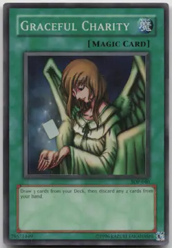 Graceful Charity SDP-040 Super Rare Unlimited LP Yugioh - Image 2