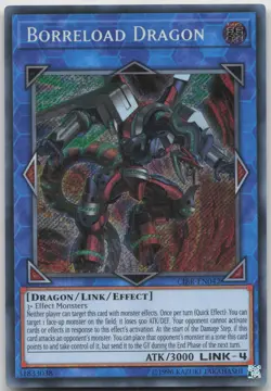 Borreload Dragon CIBR-EN042 Secret Rare Unlimited NM Yugioh - Image 2