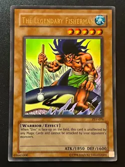 The Legendary Fisherman PSV-076 Ultra Rare Unlimited Light Play+ Yugioh - Image 1