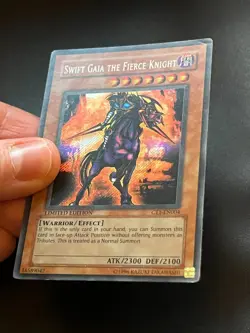 Swift Gaia the Fierce Knight CT1-EN004 Secret Rare Heavy Play Yugioh - Image 3