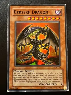 Berserk Dragon DCR-019 Super Rare Unlimited POOR Yugioh - Image 1