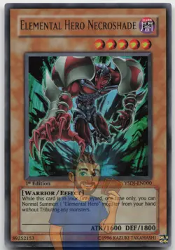 Elemental HERO Necroshade YSDJ-EN000 Ultra Rare 1st Edition NM Yugioh - Image 1
