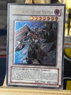 Blackwing Armor Master CRMS-EN041 Ultimate Rare UNL EURO Near Mint Yugioh - Image 1