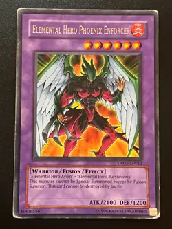 Elemental Hero Phoenix Enforcer DP05-EN012 Rare Unlimited Heavy Play Yugioh - Image 1