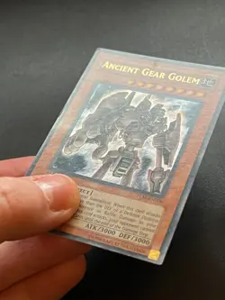 Ancient Gear Golem TLM-EN006 Ultra Rare 1st Edition Moderate Play Yugioh - Image 3