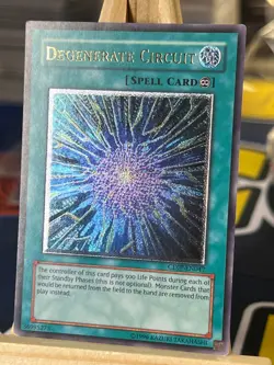 Degenerate Circuit CDIP-EN047 Ultimate Rare Unlimited EURO Near Mint Yugioh - Image 1
