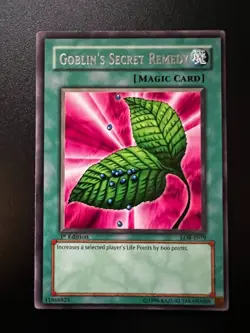 Goblin's Secret Remedy LOB-E079 Rare 1st Edition Near Mint Yugioh - Image 1