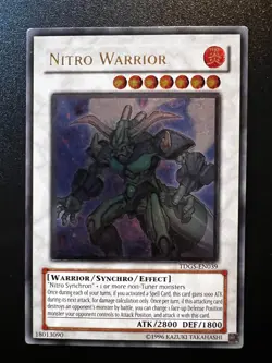 Nitro Warrior TDGS-EN039 Ultimate Rare Unlimited Light Play+ Yugioh - Image 1