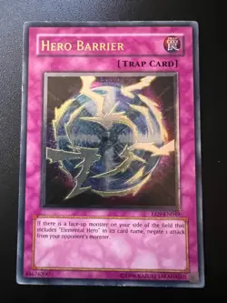 Hero Barrier EEN-EN049 Ultimate Rare Unlimited Moderate Play Yugioh - Image 1