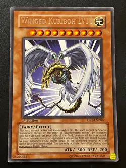 Winged Kuriboh LV10 DP1-EN006 Rare 1st Edition Light Play+ Yugioh - Image 1