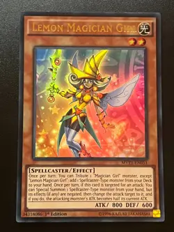 Lemon Magician Girl MVP1-EN051 Ultra Rare 1st Edition Near Mint Yugioh - Image 1