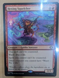 MTG - Hexing Squelcher - RARE - 0145 - Lorwyn Eclipsed - NEAR MINT CONDITION - Image 1