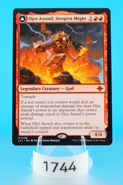 MTG Ojer Axonil, Deepest Might The Lost Caverns of Ixalan Regular #158 - Image 1