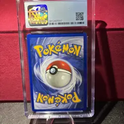 Pokemon CGC 8 NM/Mint+ Poliwrath 13/102 Base Set Unlimited Holo 1999 S#0035 - Image 3