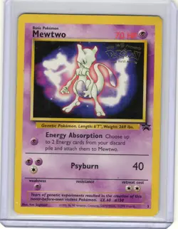 Mewtwo 3 WOTC Promo (Movie Promo) 03/53 Black Star Promo Card - LP Condition - Image 1