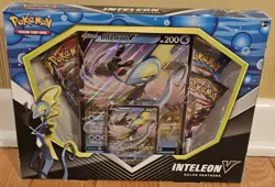 Pokemon Inteleon V Galar Partners New Sealed Jumbo Card W/4 Booster Packs - Image 1