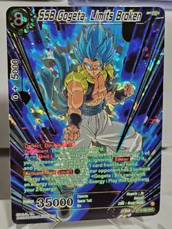 Dragon Ball Super Card Game SSB Gogeta Limits Broken #BT19-084 SPR - Image 2
