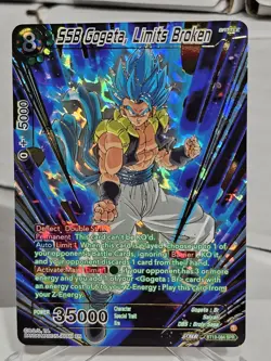 Dragon Ball Super Card Game SSB Gogeta Limits Broken #BT19-084 SPR - Image 4
