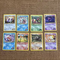 2000 Pokemon Gym Heroes - 1st Edition - (8 Cards) - Image 1