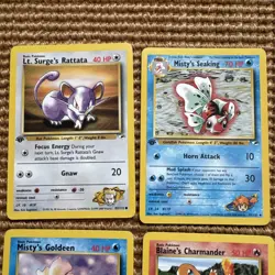 2000 Pokemon Gym Heroes - 1st Edition - (8 Cards) - Image 3