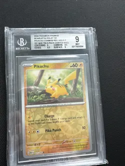 Pikachu - (Reverse Cosmos Holo) (Costco Exclusive) 025/165 Miscellaneous Cards & - Image 1