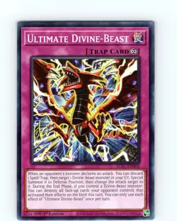 Yu-Gi-Oh TCG Ultimate Divine-Beast EGS1-EN004 1st Edition Super Rare Card NM - Image 1