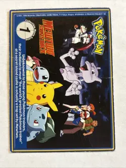 Pokemon Blastoise #09 Burger King Unperforated Pokemon Card 1997-98 - Image 2