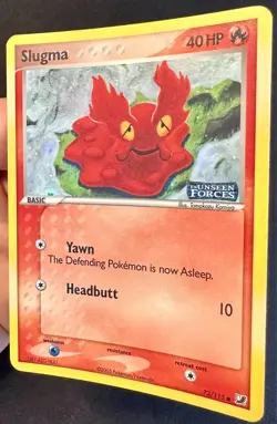 Slugma 73/115 EX Unseen Forces Pokemon Card TCG Komiya Art Reverse Holo - Lp - Image 4