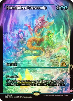Harmonized Crescendo V.2 - Foil - NM - Lorwyn Eclipsed - MTG - Image 1