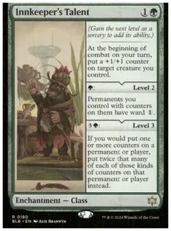 MTG BLOOMBURROW Innkeeper's Talent 180 Regular - Image 1