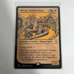 MTG Magic The Gathering Miirym, Sentinel Wurm 431 Showcase Rare Commander M/NM - Image 1