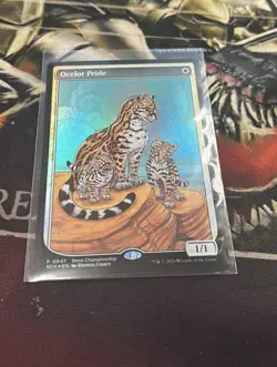 MTG Ocelot Pride Textless Store Champion Promo Foil - Image 1