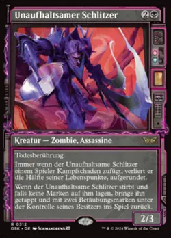 🔮Unstoppable Slasher (V.2) - NM - Rare - Duskmourn - MTG - Image 1