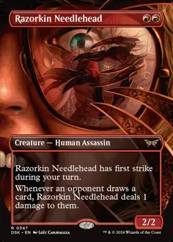 🔮Razorkin Needlehead - NM - Rare - Duskmourn Extra - MTG - Image 1