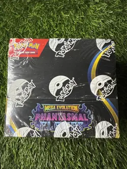 Phantasmal Flames Mega Evolution Pokemon TCG Booster Box NEW SEALED - Image 1