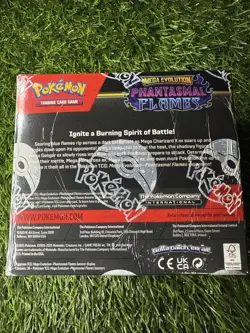 Phantasmal Flames Mega Evolution Pokemon TCG Booster Box NEW SEALED - Image 3