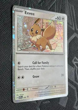 Pokemon TCG Eevee SVP200 Black Star Promo Cosmos Holo (English) - NM - Image 5