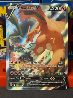 Pokemon-2022-Brilliant Stars-Charizard V-154-ALTERNATE FULL ART - Image 1