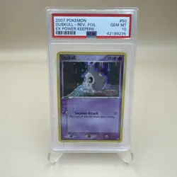 2007 Pokemon EX Power Keepers Duskull Reverse Holo #50 PSA 10 Gem Mint - Image 1