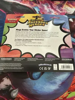 Pokemon Mega Evolutions Ascended Heroes Tech Sticker Collection Charmander Promo - Image 2