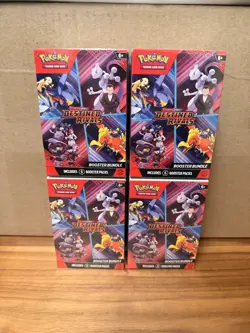 Pokemon TCG Destined Rivals Booster Bundle Sealed Lot of 4 Brand New - Image 1