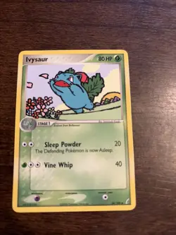Pokemon TCG Ivysaur Crystal Guardians 34/100 Regular Common Non Holo - NM - Image 1