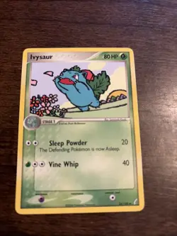 Pokemon TCG Ivysaur Crystal Guardians 34/100 Regular Common Non Holo - NM - Image 2