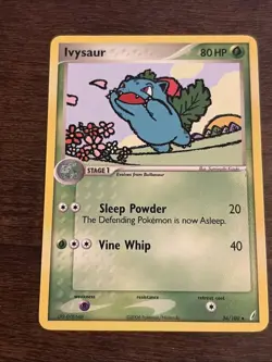 Pokemon TCG Ivysaur Crystal Guardians 34/100 Regular Common Non Holo - NM - Image 4