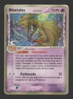 Ninetales Delta Holo EX L'Isola dei Draghi 8/101 ITA - Carta Pokemon Rara - Image 1